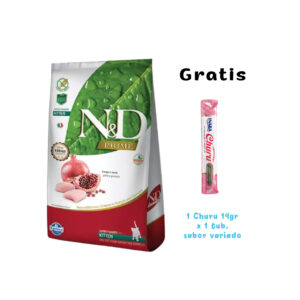 N&D Feline Kitten Frango e Roma - Gatito Pollo y Granada 7.5 KG