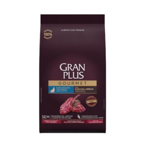 GRAN PLUS GOURMET GATO ADULTO CASTRADO OVEJA Y ARROZ 3KG