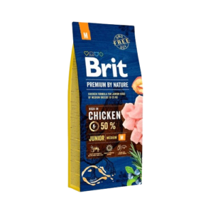 BRIT PREMIUM BY NATURE JUNIOR MEDIUM 15 KG.