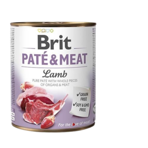 BRIT PATE & MEAT LAMB 800GR
