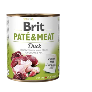 BRIT PATE & MEAT DUCK 800GR