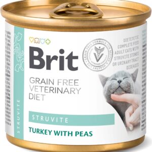 BRIT VETERINARY CAT STRUVITE LATA 200GR