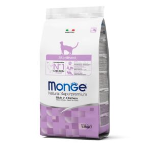 MONGE FELINE ADULT STERILISED – POLLO 1.5KG