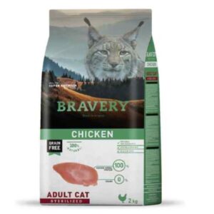 BRAVERY CHICKEN ADULT CAT STERILIZED 7KG