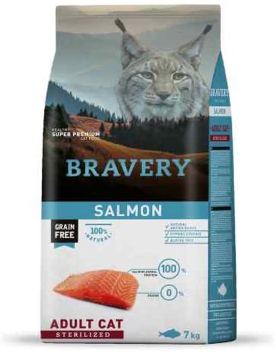 BRAVERY SALMON ADULT CAT STERILIZED 7KG