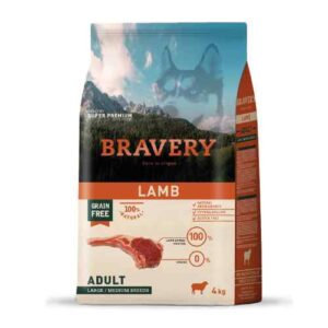 BRAVERY LAMB ADULT LARGE/MEDIUM BREEDS 12KG