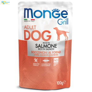 MONGE CANINE GRILL SALMON 100GR