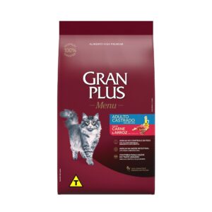 GRAN PLUS GATO ADULTO CASTRADO CARNE Y ARROZ