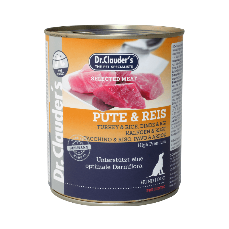 DR. CLAUDERS DOG PAVITA Y ARROZ 800GR