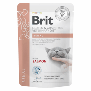 BRIT GF VET DIETS CAT POUCH RENAL 85GR